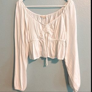 Pacsun LA Hearts Puffy Sleeve Blouse